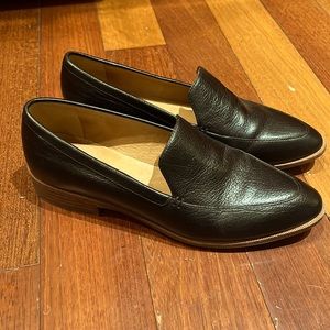 Madewell Frances Black Leather Loafer